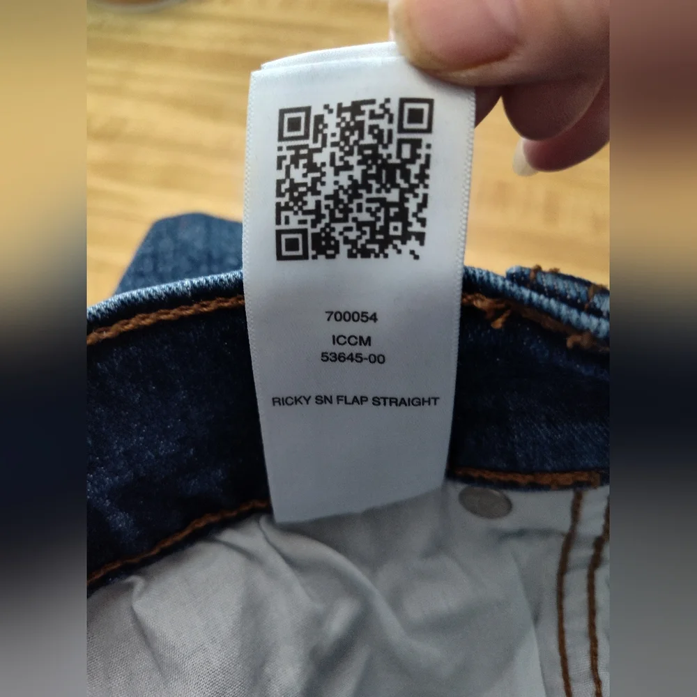 True Religion Men's Ricky Relaxed Straight Jeans Size 42 X 31.5